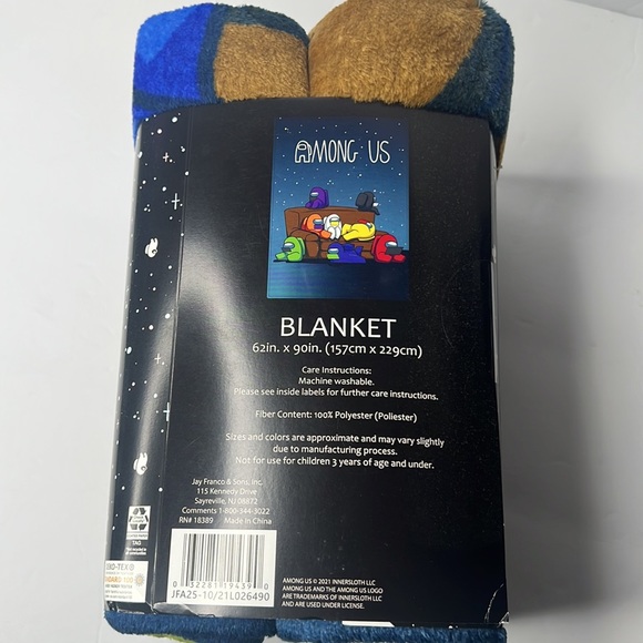 Among Us Crewmates Kids Blanket - Picture 9 of 9